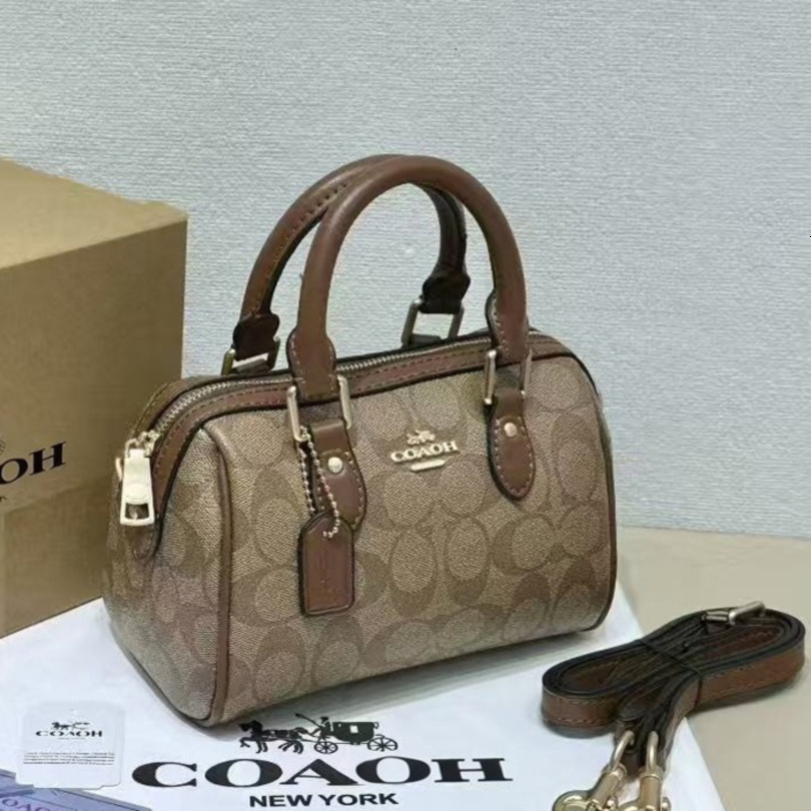 Mini Rowan Series Luxury Designer Retro Classic Signature Canvas Satchel Women Detachable Adjustable Crossbody Bag Multi Colors For Daily Dating sho