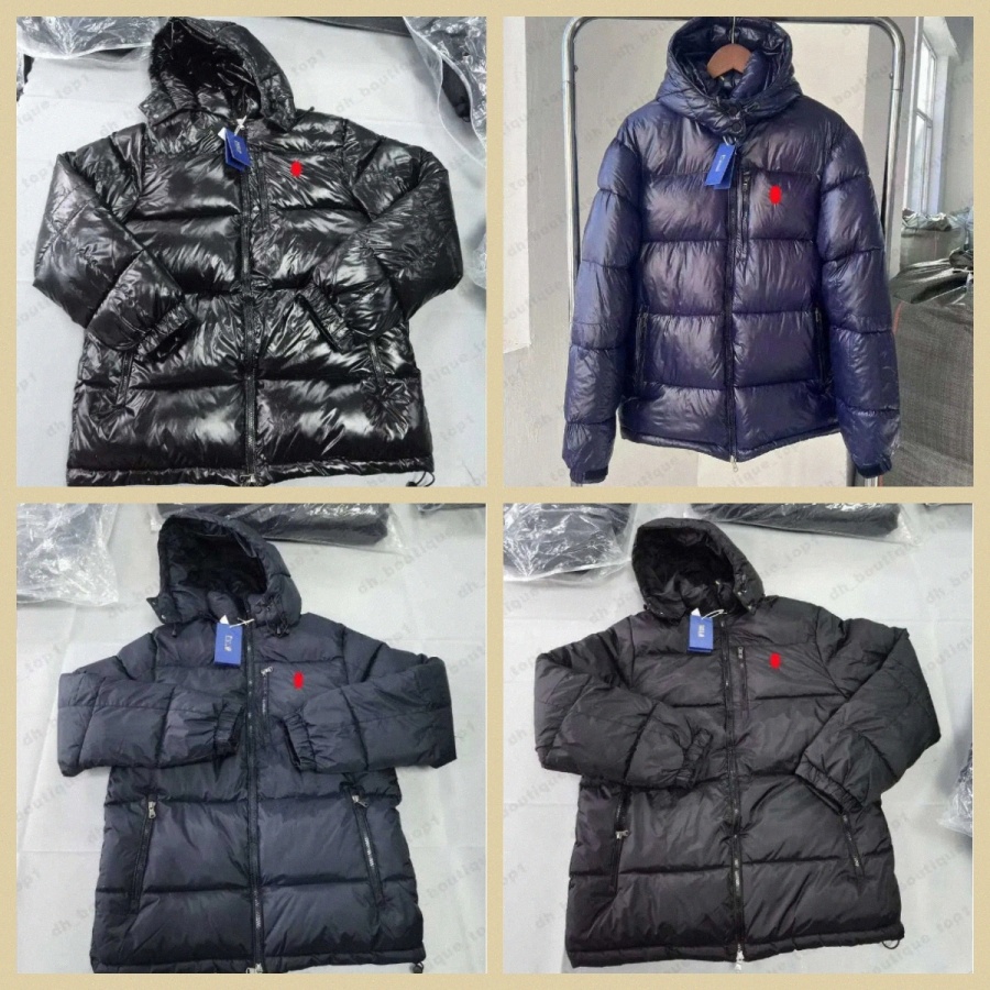 Free shipping acket Polos Parka Puffer Jacket Down Jacket Coat Men Embroidery Cotton Thick Body Warmer Winterjacke Fashion Jacket Windbreaker