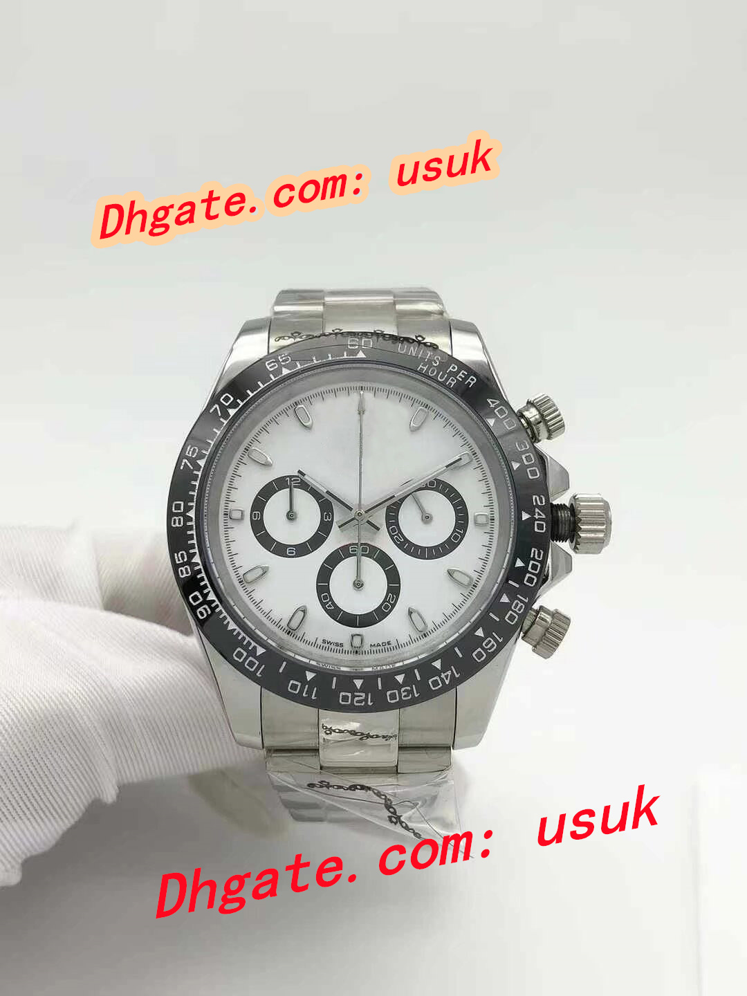 U1 Factory Top Quality Mens Watch Blue Dial Brown Ceramic Bezel 40mm 116520 ST9 Steel Watches Automatic Mechanical Sapphire Glass Fashion Men's