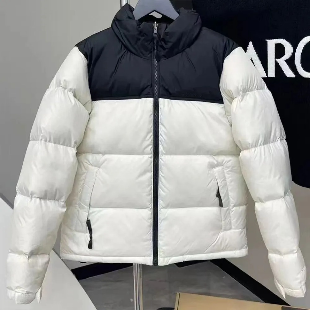 Unisex Winter Puffer Jacket Designer Thick Windproof Warm Zipper Coat Asian Size High Quality