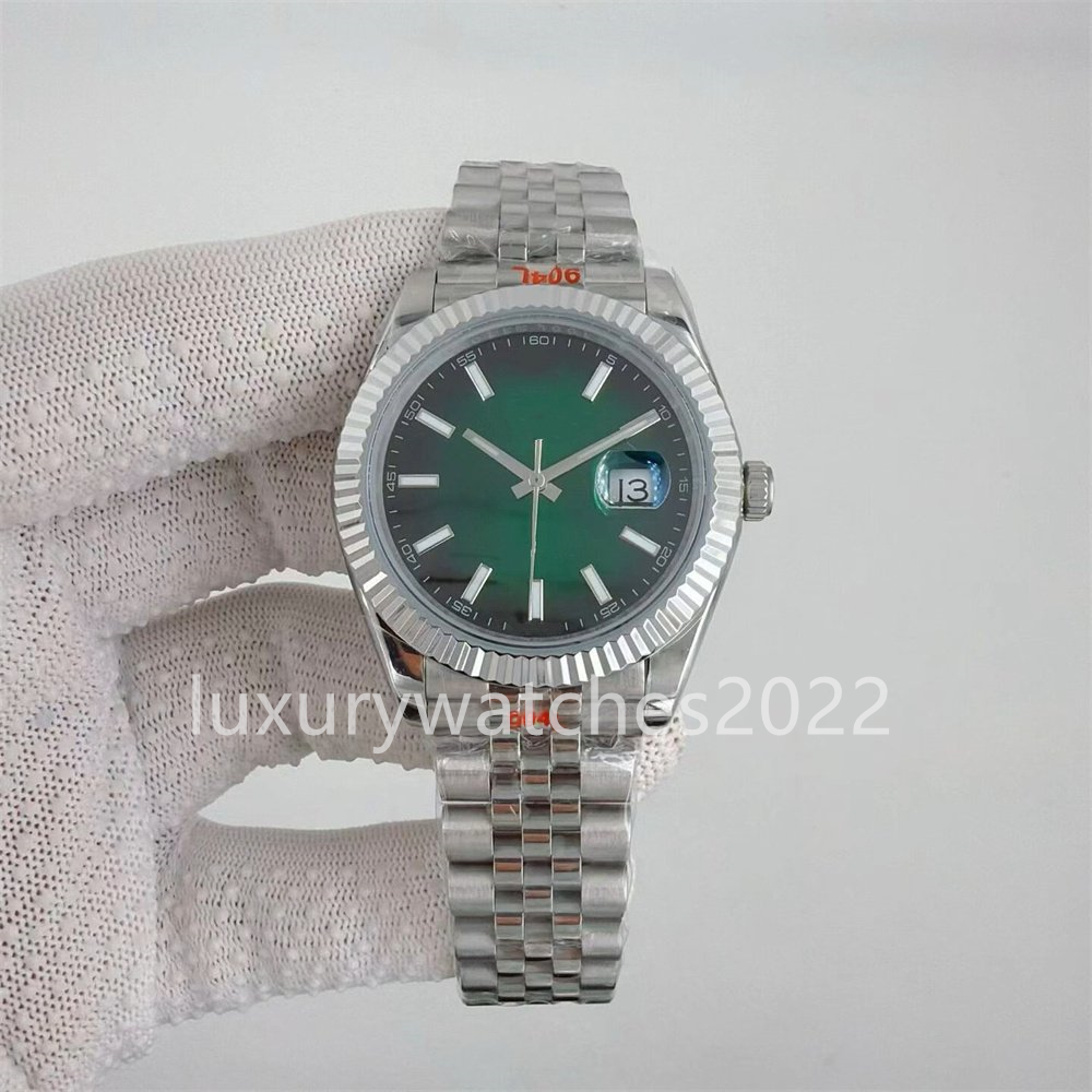 New 2026 Model Watch 41mm Men Green gradient dial Automatic mechanical watches Date 904L stainless steel Sapphire glass U1 Factory 126334 Mens Wrist