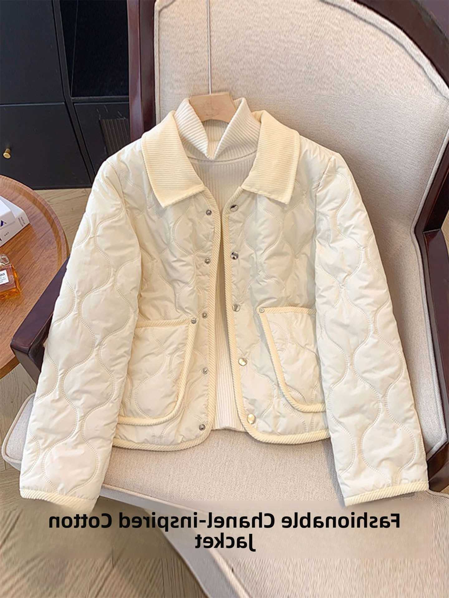 ort Cotton Jaet Women's Lightweight Autumn Winter New Sle Warm Casual Faion College Wind Coat Fraance Sle H260917