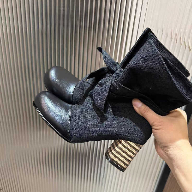 *Winter Hot Selling Round Toe Comfortable High-heeled Short Boots fa1able New Style Elegant Sexy Warm Casual Boots for Women D260917