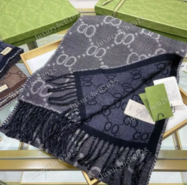 Designer Scarves Designer Scarf Wool Scarfs Winter Spring 100% Cashmere Scarf fashion Men Women Designer Classic Letter pattern Pashmina shawl Scarv