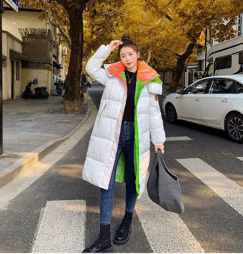 2026 Women Winter New Jacket Womens Fashion Mid-length Coats For Womens Hooded Down Parka Warm Thick Female Clothes Waterproof H260917