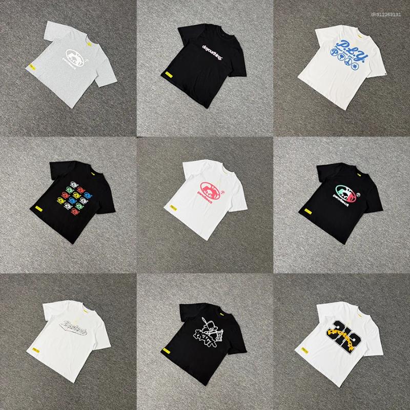 Protect Short Sleeve Classic Print High Street Men Women Couple T-Shirt Casual Summer