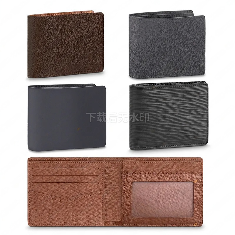 M64002 SLENDER ID Wallet Coin Purse Card Holders Key Pouch Credit Card Holder TOP Mirror Quality Business