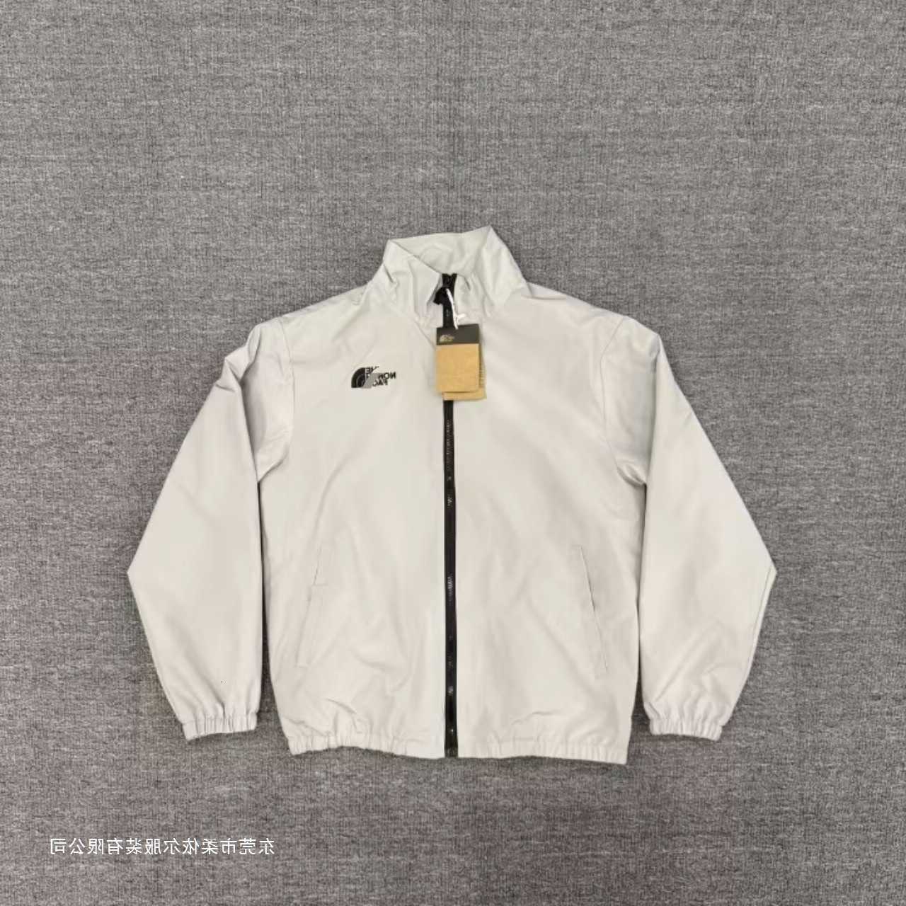 New casual jacket for spring and autumn featuring embroidery a lightweight design and a versatile black color that is breathable and suitable for co