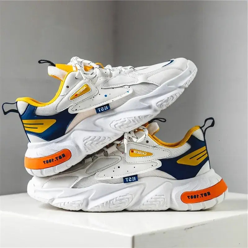 Men Shoes 2026 Fashion And Breathable Comfortable Mesh Outsole Summer Hot Sale Mens Casual Shoes Thick Bottom Breathable Sneaker Footwear