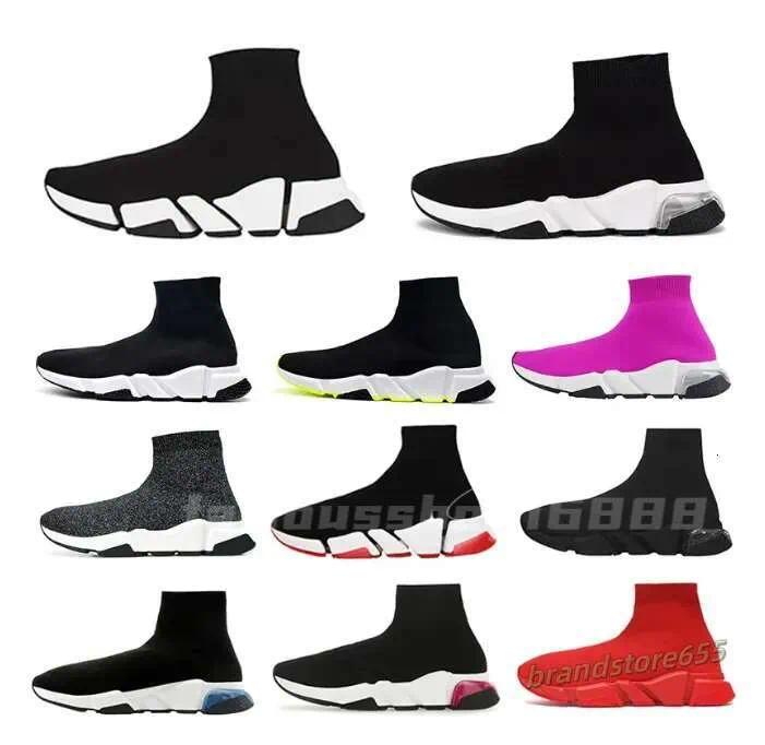 2026 Designer sock shoe casual Shoes mens womens Paris Triple black white red green Flat trainers sneakers Fashion platform Walking Outdoor sneaker