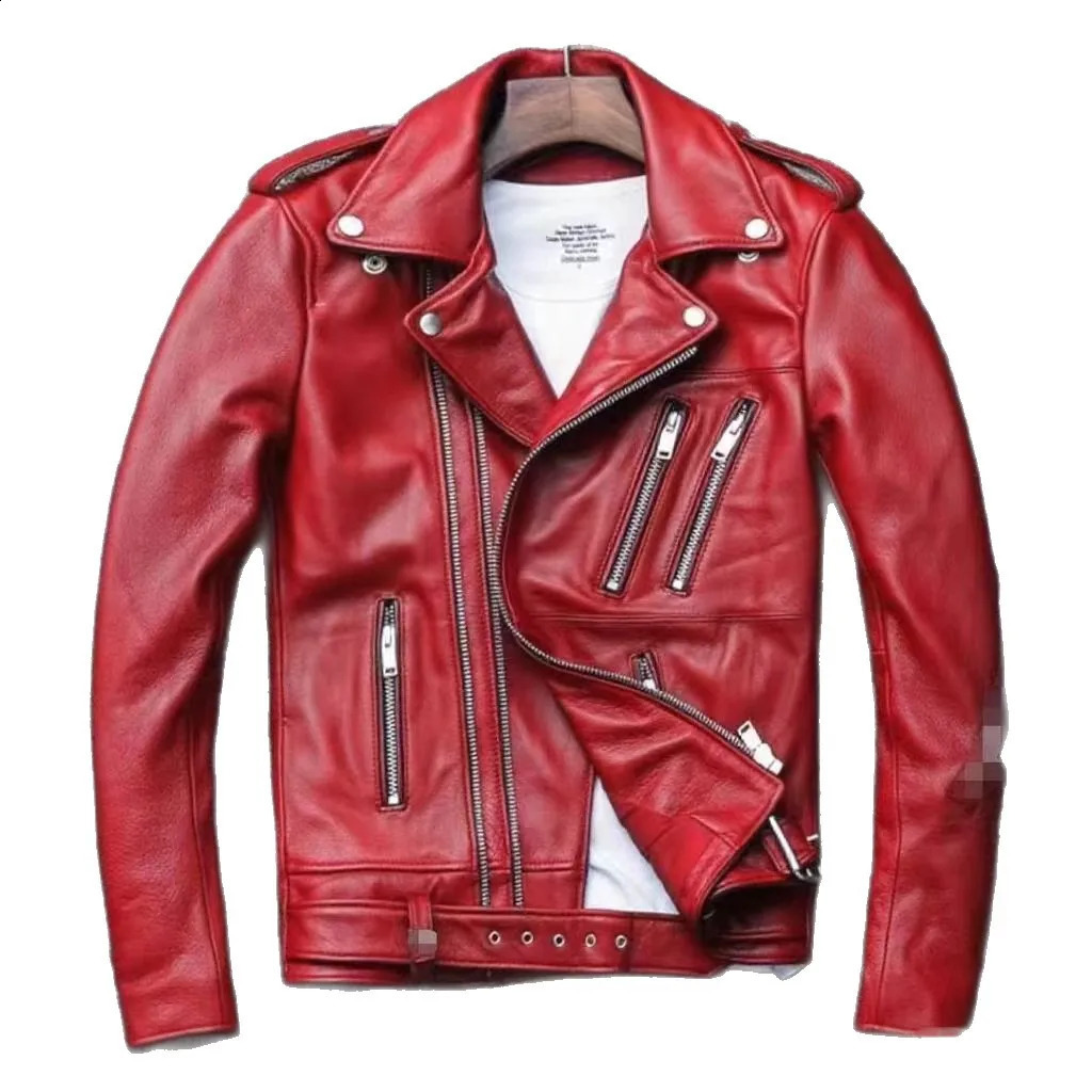 Winter and Autumn Men's Oversized Buttondown PU Leather Coat with Multiple Zippers Polo Jacket Many Mens 260917
