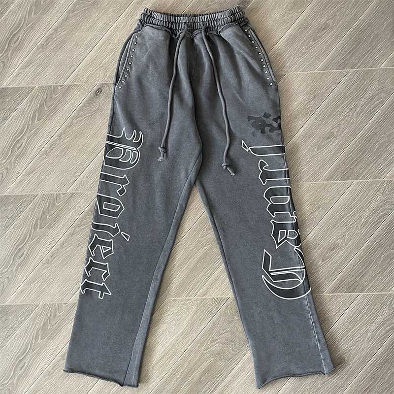 Project Capri European and American Style Willow Nail Sports Casual Pants Q260917
