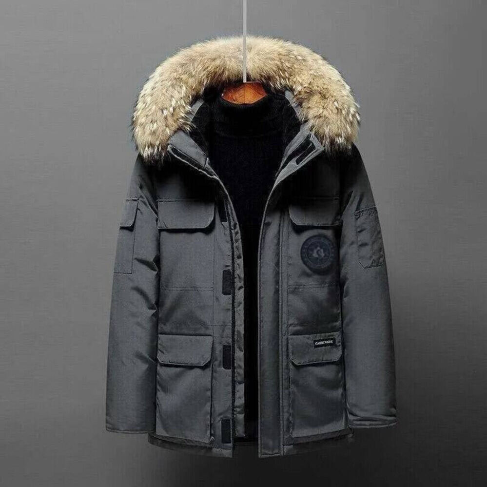 Gosecoat Gilet Jacket Goossemen Designer Goosecoats Gilet Jacket Winter Coats Designer Warm Wolf Fur Hood Parka Pocket Windbreaker Down Coat Womens