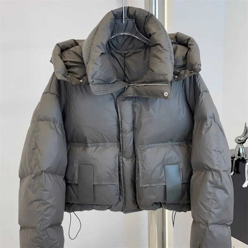 Warn Winter Women Casual Parkas Loose Women's Jacket Down Coats Solid Oversize Women's Winter Jacket Soft Cotton Puffer Jacket H260917