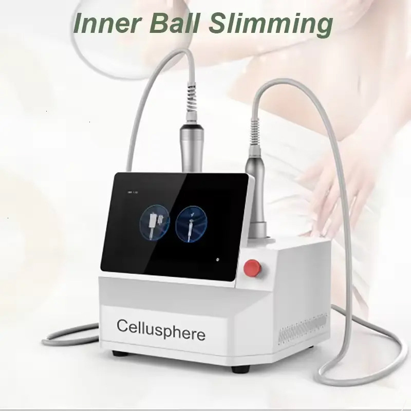 Professional 2 Handles 360 Rotating Inner Ball Roller Endosphere-Massage Body Slimming Pain Relief Metabolism Promote Rolling Body Shaping Anti-cell