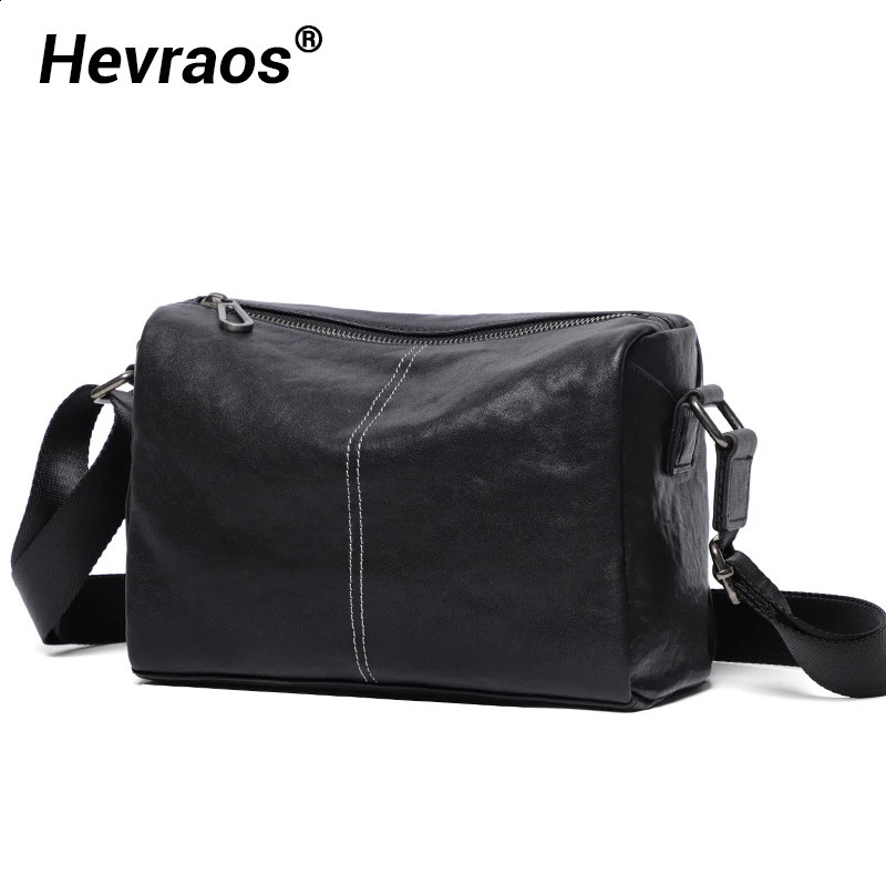 100 Natural Skin Genuine Leather Crossbody Bags for Men Bag 2023 Shoulder Leisure Boys Messenger High Quality 260917