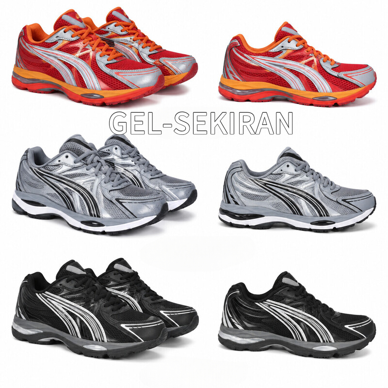 Oasis Designer Shoes GEL-SEKIRAN Unisex Oasics Sneakers Retro Running Shoes Mesh GEL Cushioning Casual Walking Streetwear Athletic Trainers Eur36-45