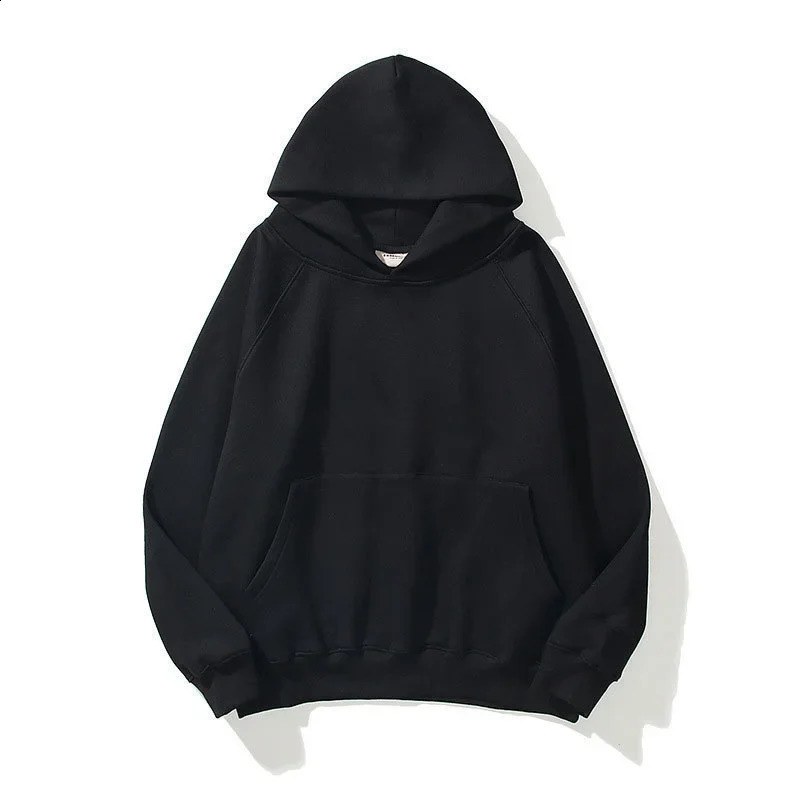 Unisex hoodie high-quality sweater hip-hop fashion casual top trendy spring and autumn solid colorcomfortable style 260916