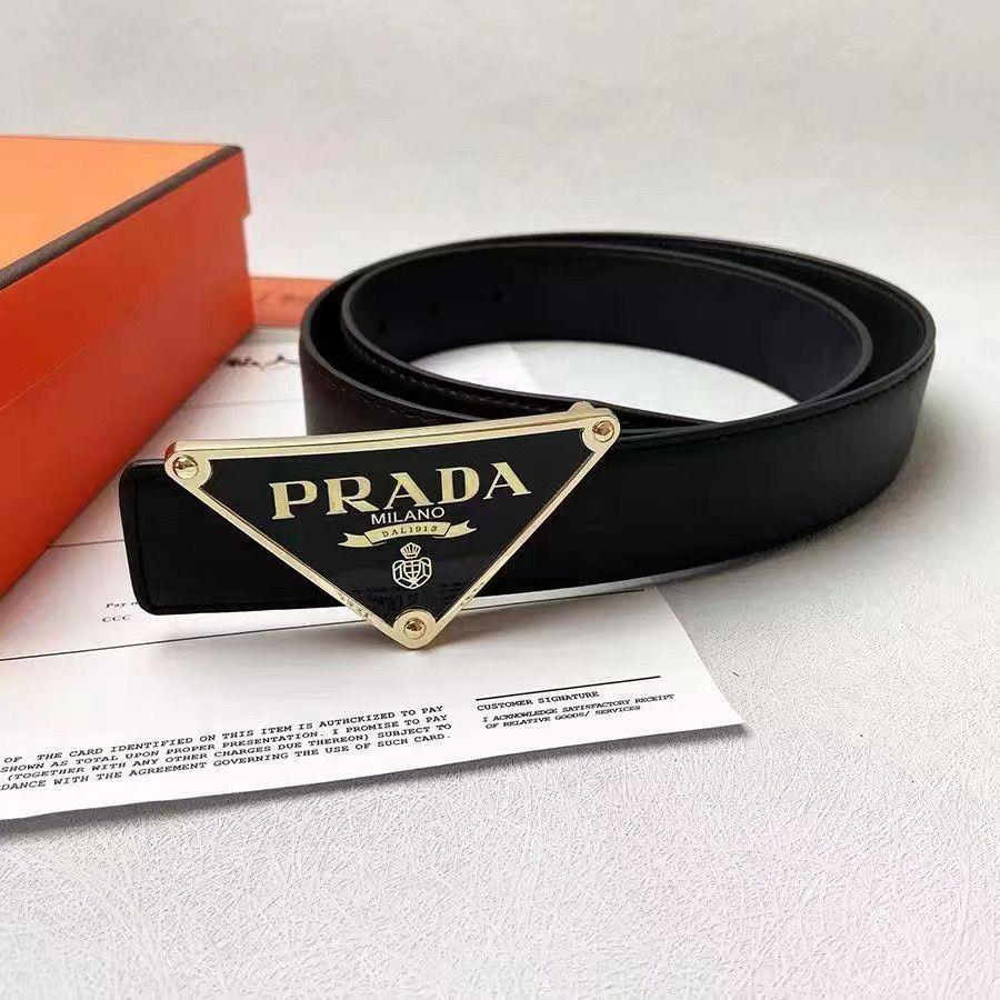 Triangular Letter Cowhide Decorative Internet Celebrity Jeans Fashion Belt Trendy New Genuine Leather Versatile Sold Out