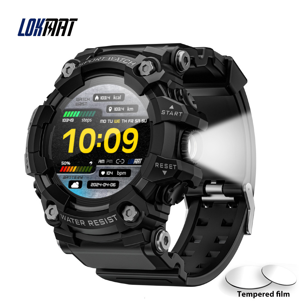 luxury watch LOKMAT Trade Outdoor Sports Smart ATTACK GT Bluetooth Call Compass Flashlight Music mens watches high quality designer luxury watch men