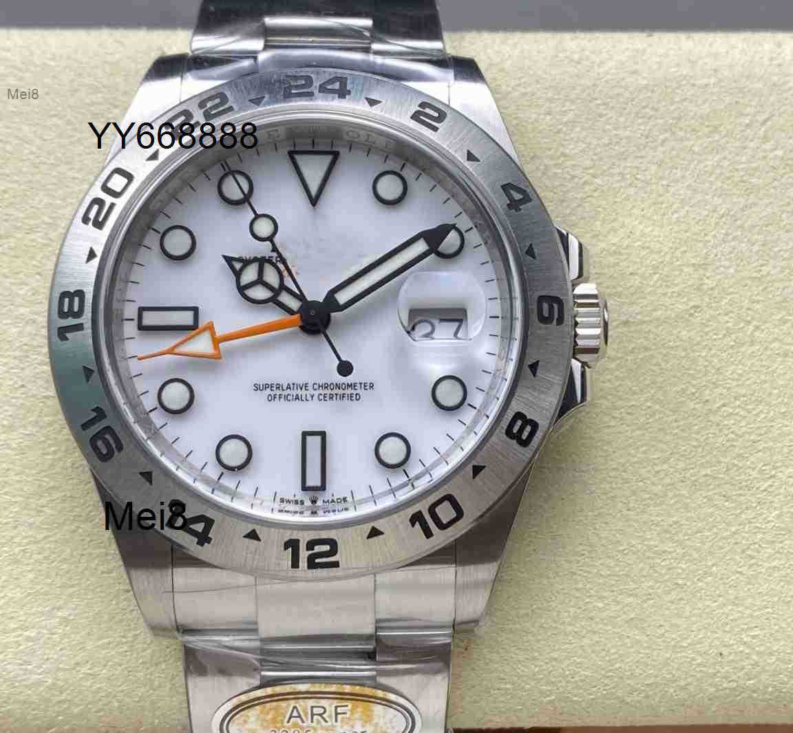 Mens watches high quality ARFFactory Rle Automatic Mechanical Watch Fully 40mm GMT all-in-one 3285 movement sapphire glass mirror 904L steel case st
