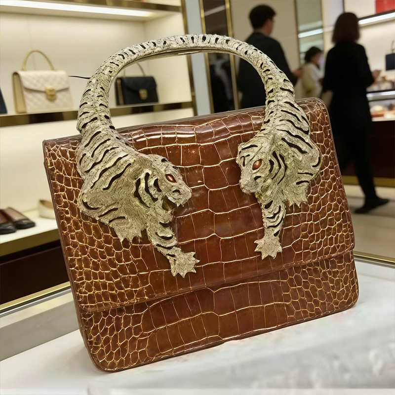 Top Quality Stone Pattern Unique Leisure Stylish Clutch Mini Messenger Purse Solid Color Leather Handbag Original Retro Women Tote Shoulder Bags