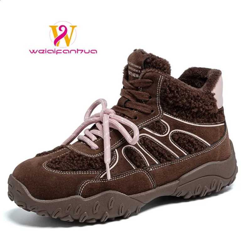 Snow Boots for Women 2026 New Style Soft Fur-lined Thick and Warm High-top Training-style Warm-keeping Cotton Shoes Q260916