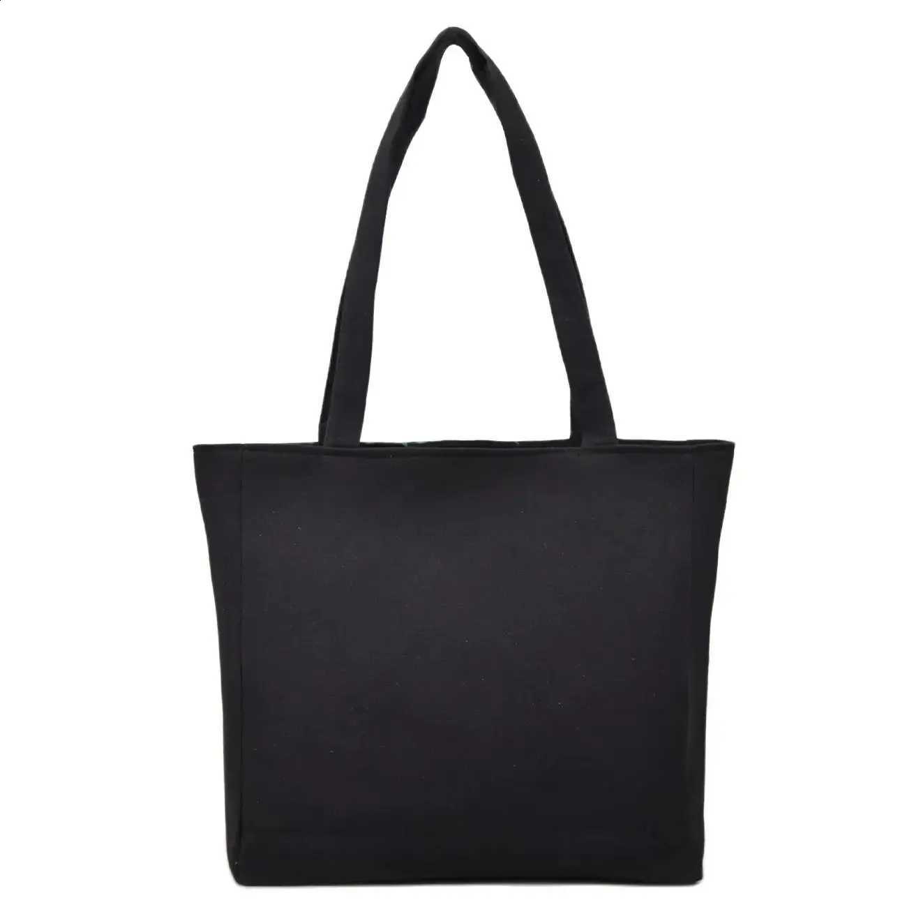 Ethnic Style Flower Embroidery Canvas Tote Shoulder Bag Large Capacity Handbag For Women H2609161