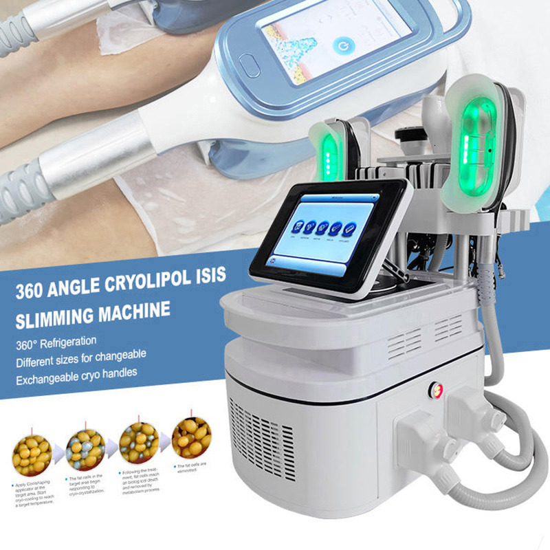 High Power Cyrotherapy Body Slimming Machine 5 Handles Cryopoliysis Apparatus Cryo-Cryopolizs 360 Cryolipolysis Fat Freeze
