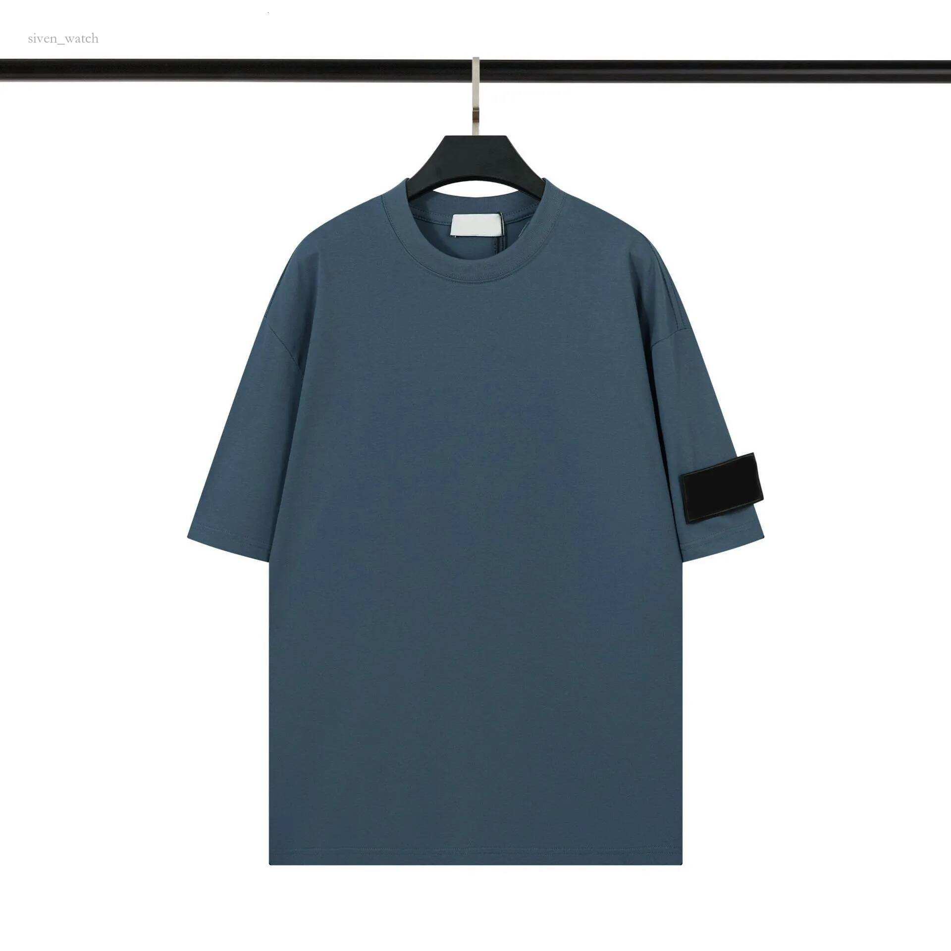 Stone designer mens clothing shirt Badge Breathable Comfortable Streetwear Men Tops Stoney Tee Shorts shirt Men's Designer Shorts Luxury Embroi