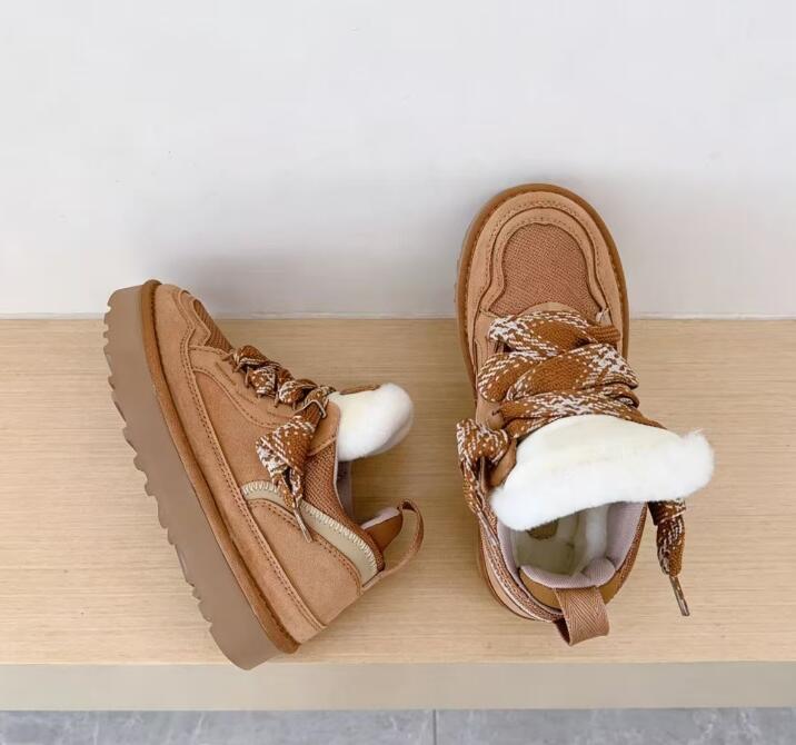 New II Classic Women Low mel casual shoes Winter snow boots running Travel shoes cozy Sheepskin man Girl Warm Boots fine Christmas Gift