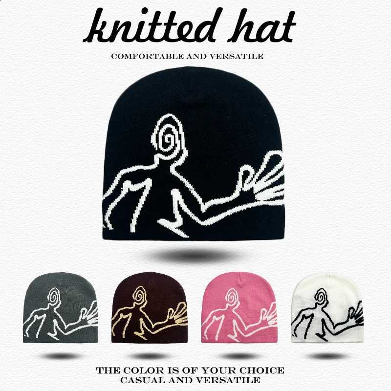 Fashion Warm Personal Street Beanies Outdoor Versatile Skateboard Sports Ins New Men Women Niche Jacquard Hikers Knitted HatsT260916
