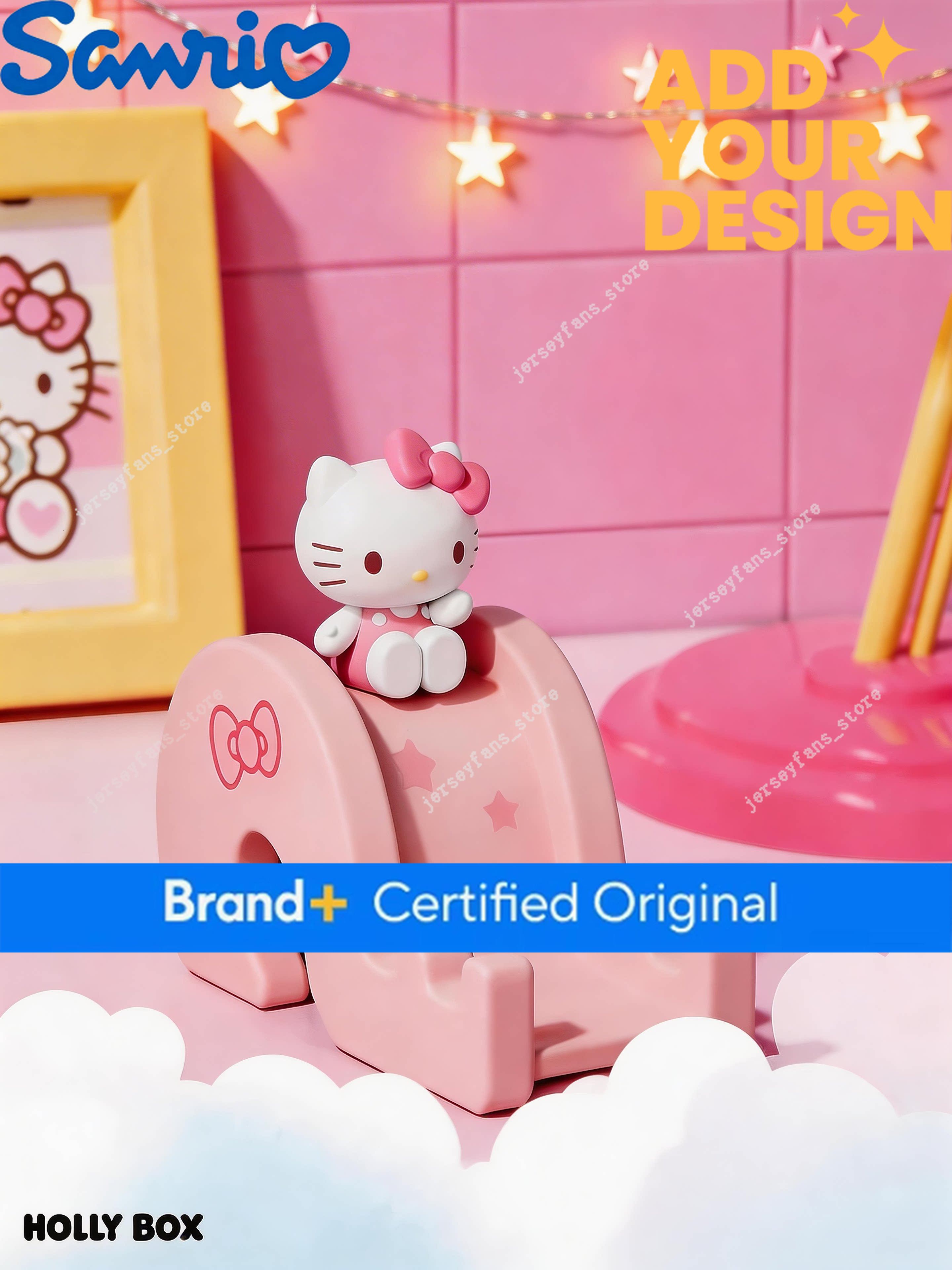 Hello Kitty Stand Slide Desktop Ornament Cartoon Creative Cute iPad Tablet 2026 New Sanrio Official Merchandise Lazy Watching Tool Phone Holder 3c