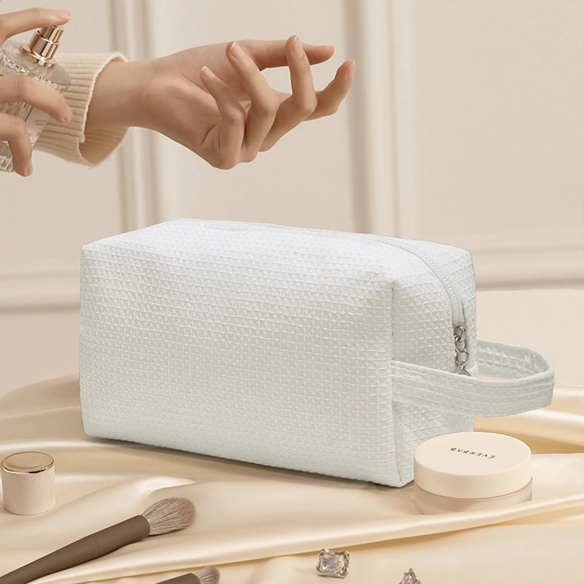 Cotton Large Capacity Makeup Bag Travel Portable Storage Bags High Beauty Makeup Bags 260916