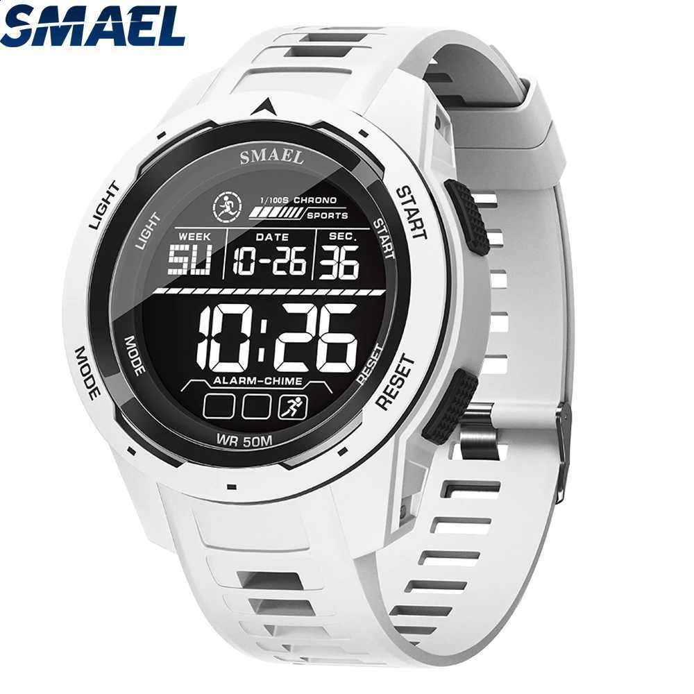 SMAEL 8105 Watches Sports LED Wristwatches Men's 50m Waterproof Watch Digital Light Stopwatch Watch for Men DigitalT260916