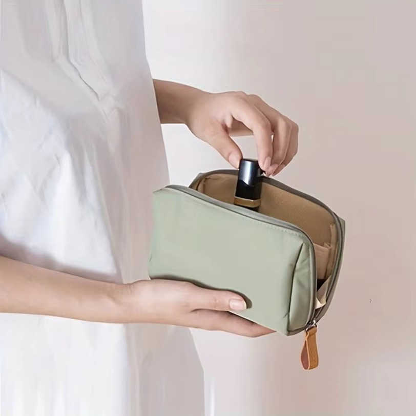 Solid 2026 Small Color Portable Makeup Bag Travel Cosmetic Pouch Storage Organizer For Daily UseT260917