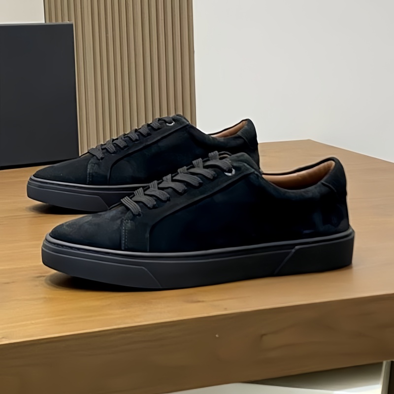 Casual shoes top designer shoes best-selling men's suede shoes low-top sneakers luxurious lace-up shoes business wear shoes multiple color opti