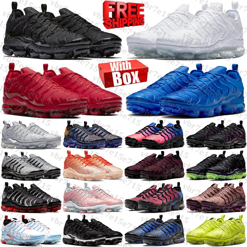 Designer vapormaxx vapormaxplus vapormaxe Free Shipping With Box tn tns tnss plus sneakers Running Shoes trainers for mens womens chaussure Sports r