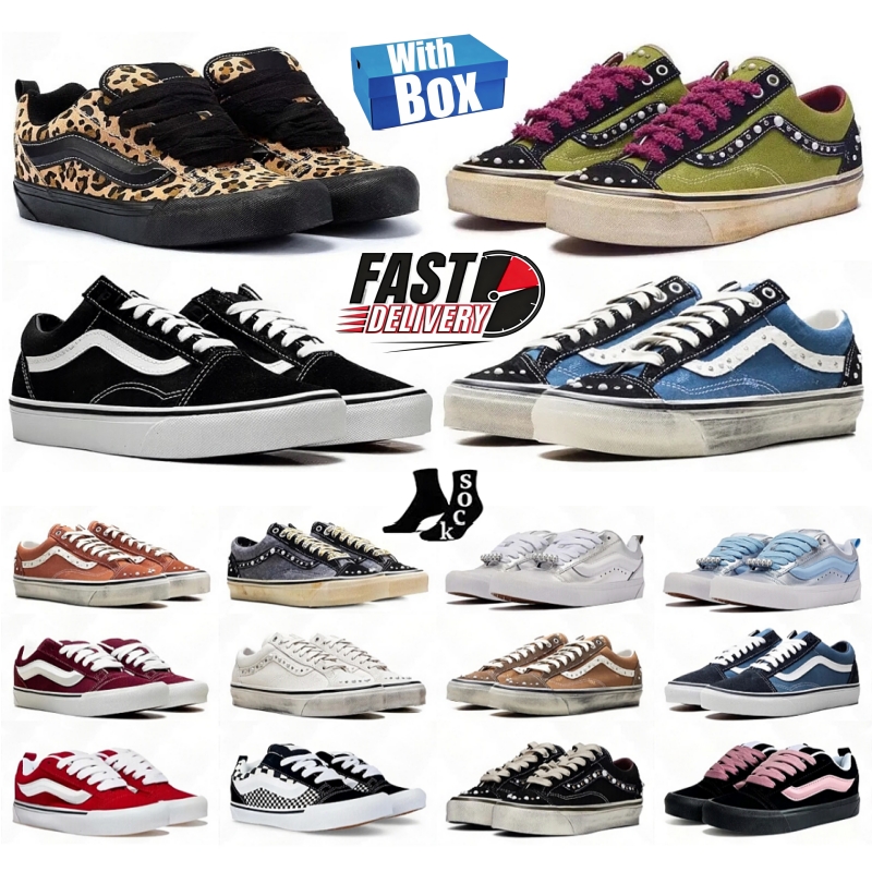 With Box Designer Old Pearlized shoe pearl shoes old skools Souvenir sneakers Sports chaussures trainers for mens women trainers d h gate luxury sho