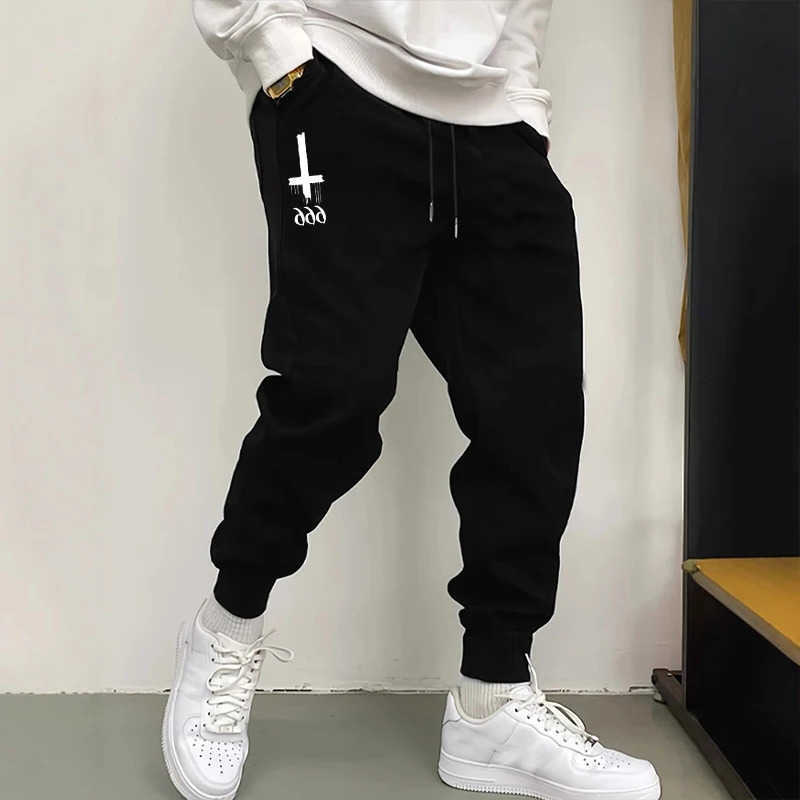 casual sport Men's pants Sotan reverse cross design thin long sweatpants high-quality men's style for home and outdoor use TopsT260917