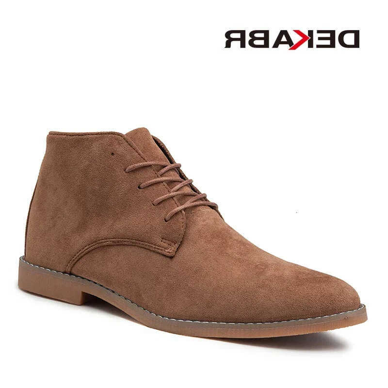 DEKABR fa1 Casual Boots Men Autumn Winter Comfortable Durable Outsole Men Shoes High Quality Cow Suede Men Boots D260917