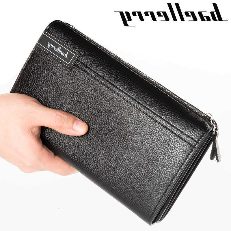 Capacity Baellerry Large Phone Pocket New Men Wallets Handbag Brand Holder Zipper Male Wallets Passport Case Men's PursesT260917