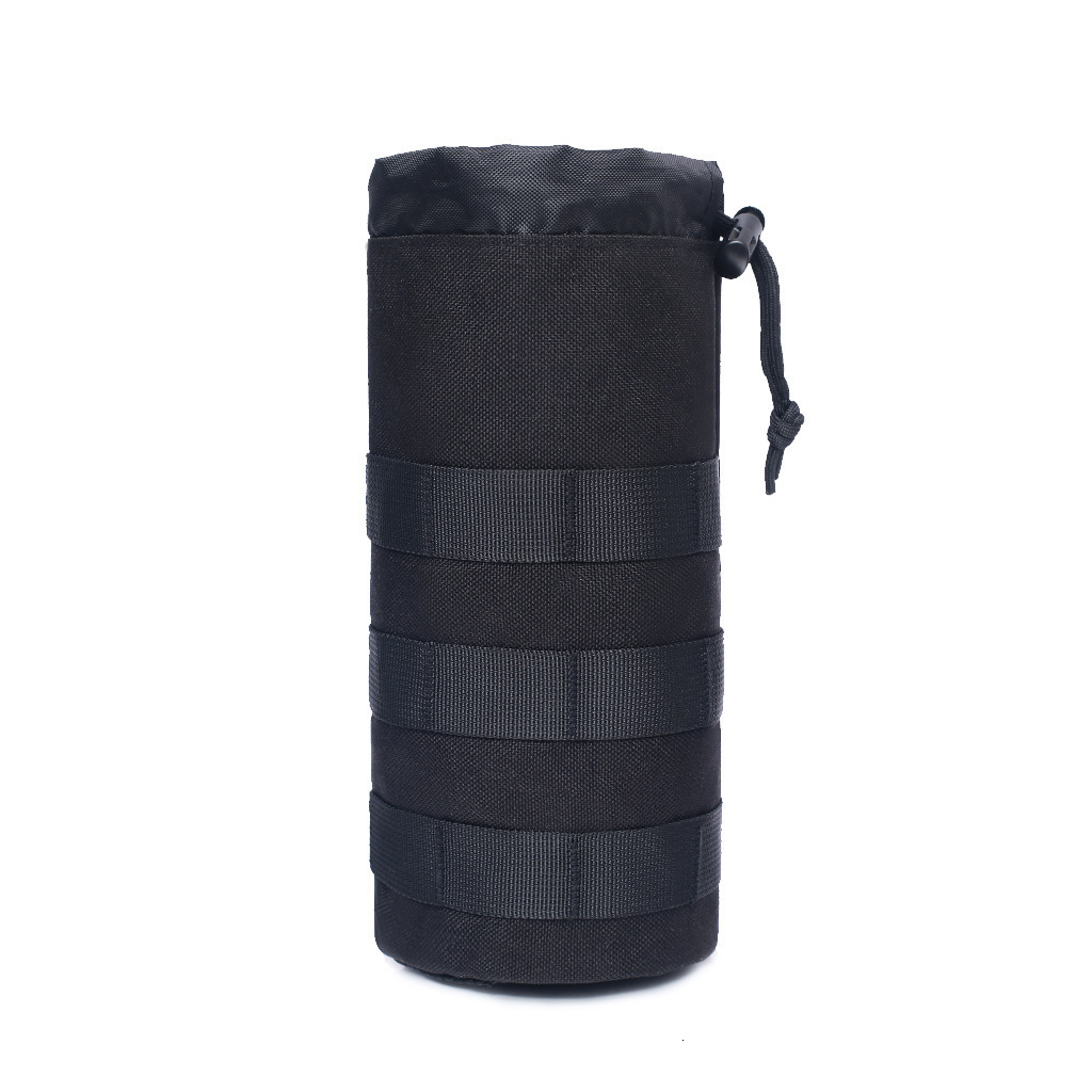 Water bottle holder, tactical, lightweight, MOLLE system, waist-mounted, large capacity, for outdoor use, available on and