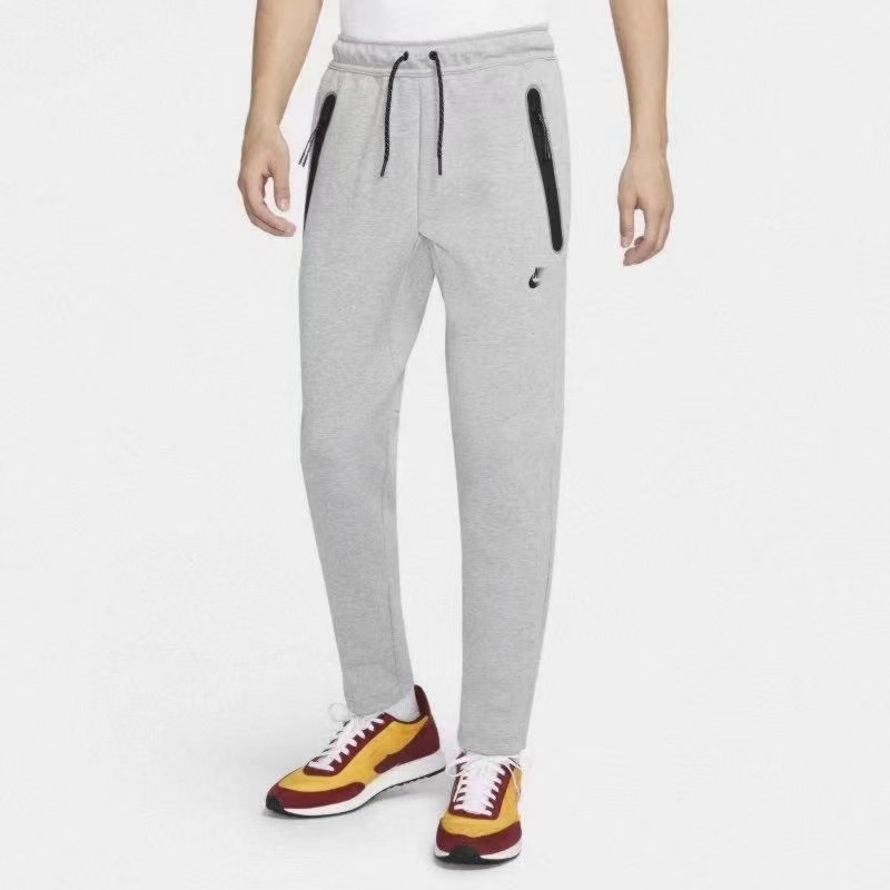 Men's Sports Training Pants Elastic Sweatpants Casual Solid Color Terry Knitted Loose Leg Tapered Trousers