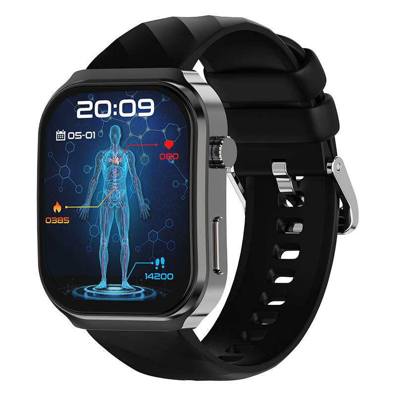luxury watch New Smart with 3D Curved Screen 2.2inch Bluetooth Health Monitoring Function Step Counting Information Reminder mens watches high quali