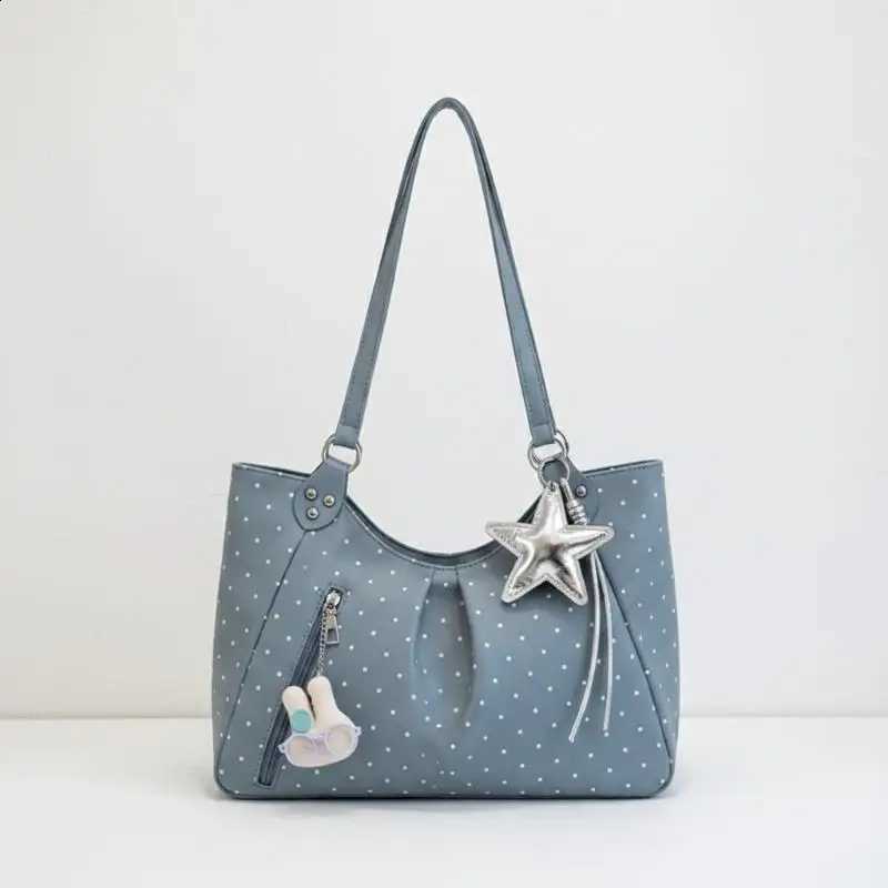 Casual Style Tote Bag 2026 Large Capacity for Vintage Student Shoulder Use H260916