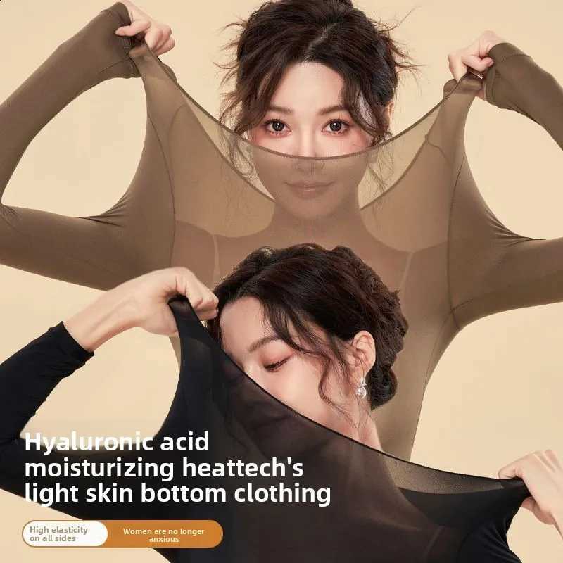 37 Degree Constant Temperature Thermal Underwear Women's Base Layer Shirt Beauty Skin Clothing Ultra H260916