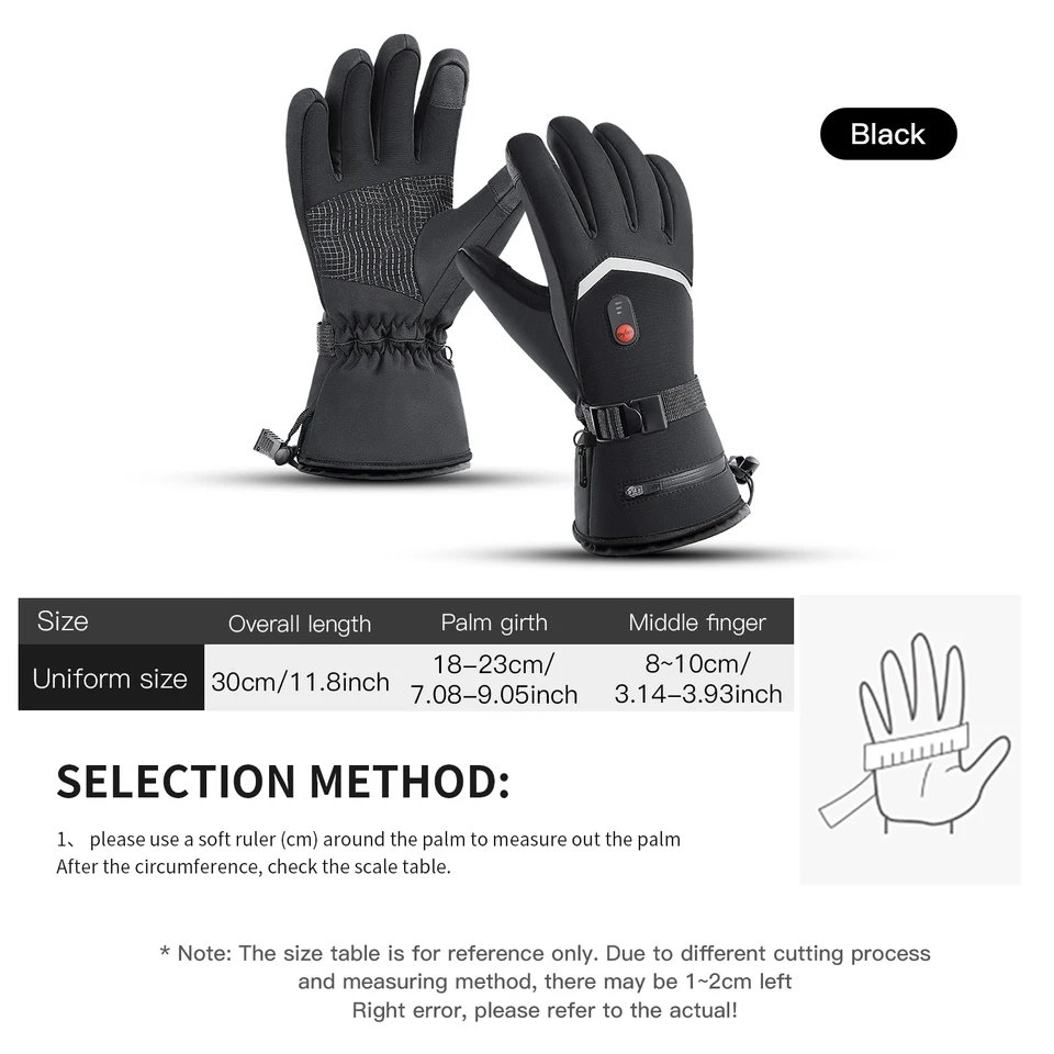 Heating Gloves for Winter Sports Warm and Waterproof with Storage Box