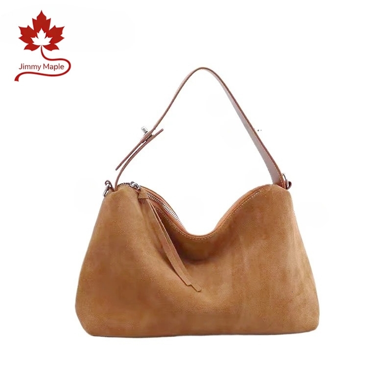Simple Autumn Winter Colletion Grey Brown Roomy Big Boston Tote Soft Matte Suede Cow Leather Women's Handbag Shoulder Bag260911ww