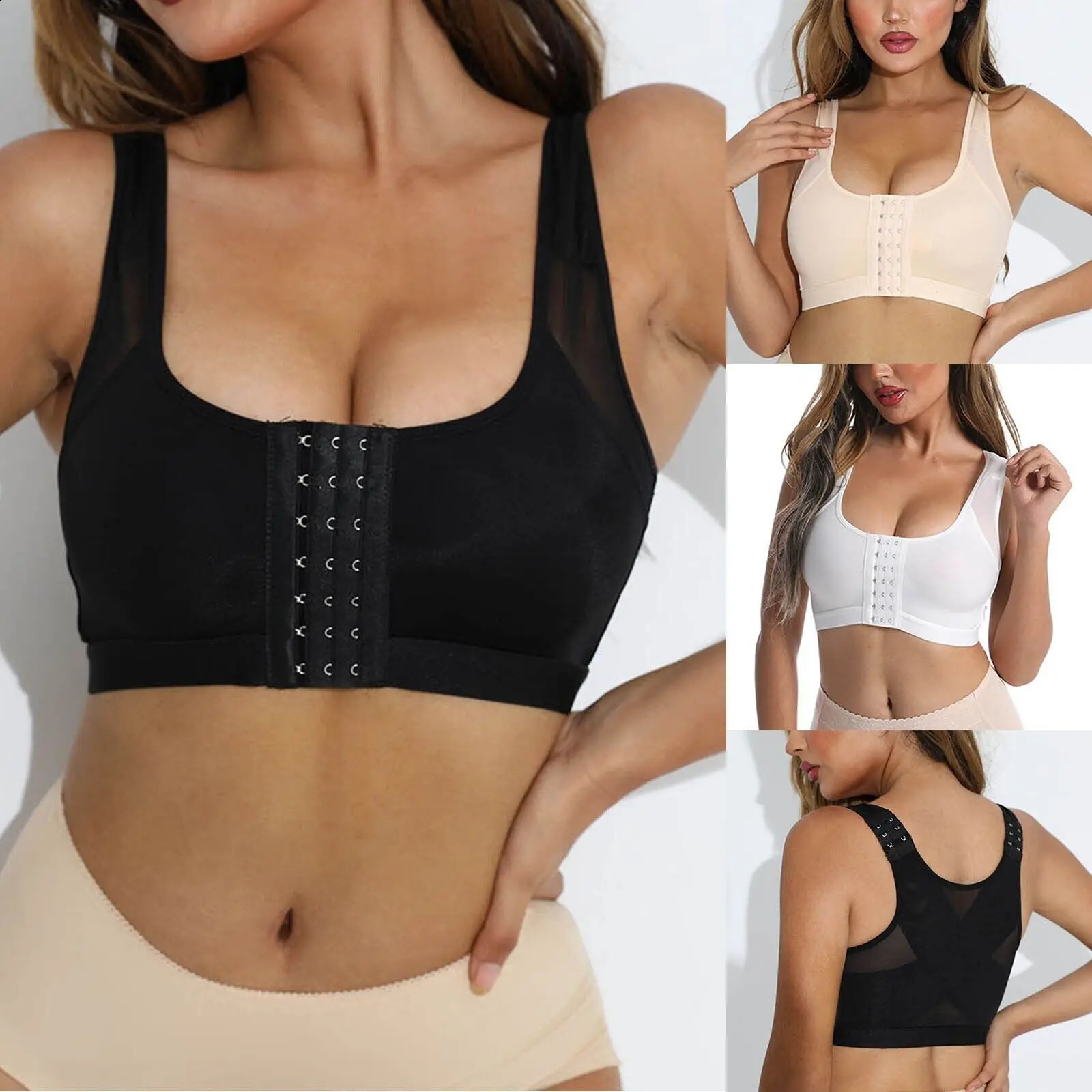 Stretchable Post-Surgery Bra Closure Tank Top Post-Mastectomy Bra For Recovery Wear Post-Operative Women's Intimates 260917
